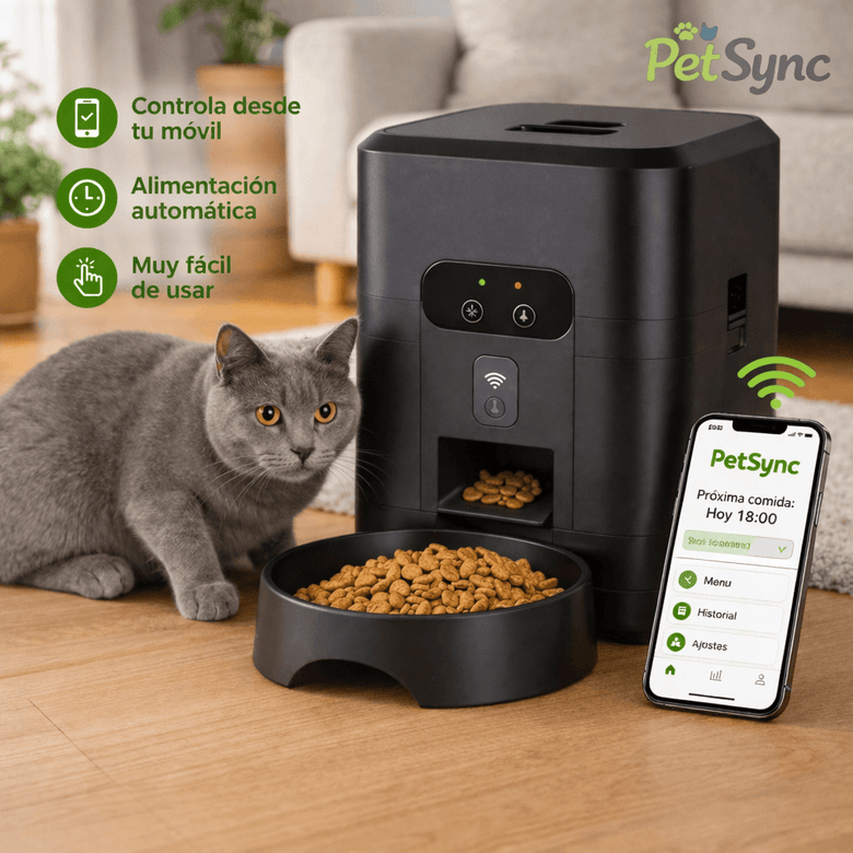 PetSync™ – Tu mascota siempre bien alimentada
